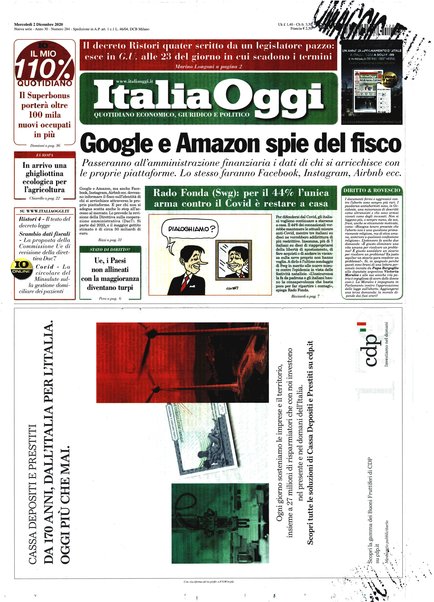 Italia oggi : quotidiano di economia finanza e politica